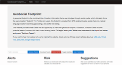 Desktop Screenshot of geosocialfootprint.com